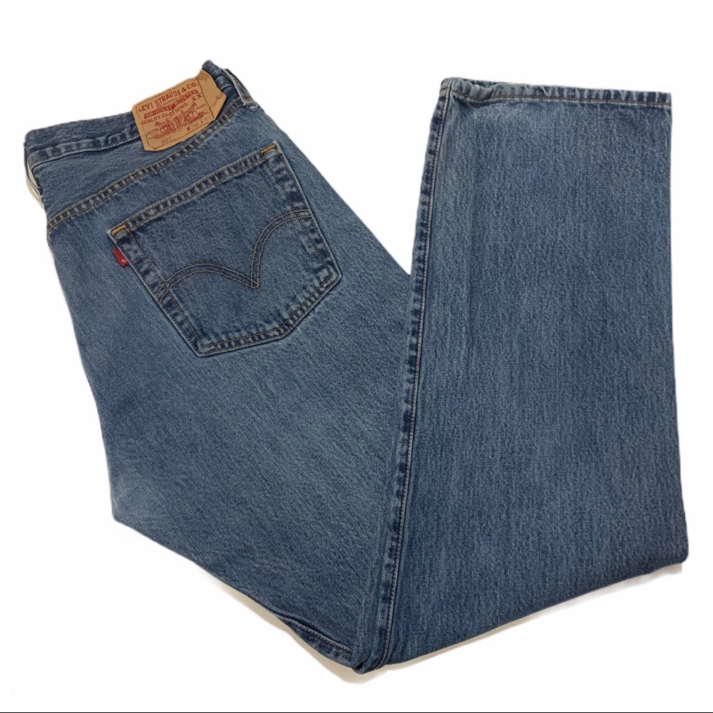 Levi’s 501 Straight Leg Button Fly Jeans 36x32